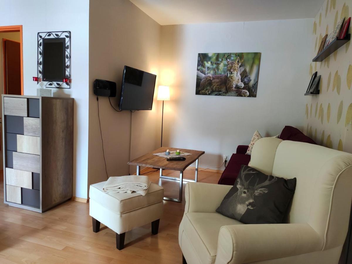 Ferienwohnung Harzluchs Mit Balkon, Netflix Und Sauna Im Haus Hohegeiss Luaran gambar